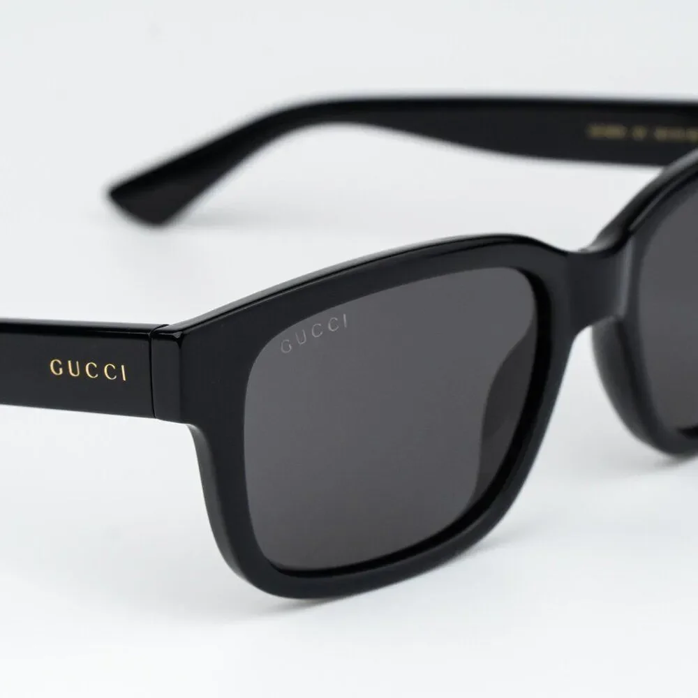 Gucci Men Sunglasses Black Square GG1583S 001 NEW AUTHENTIC